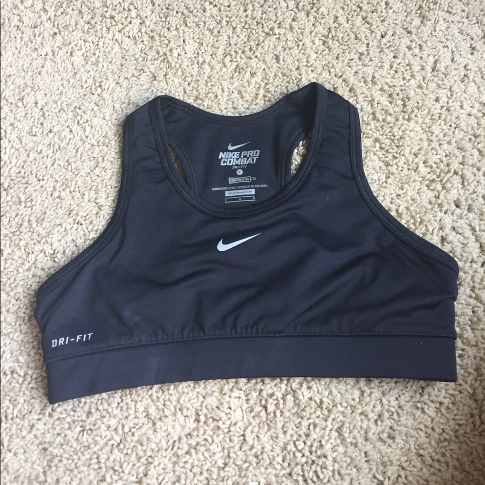 Girls Nike pro dri fit sports bra